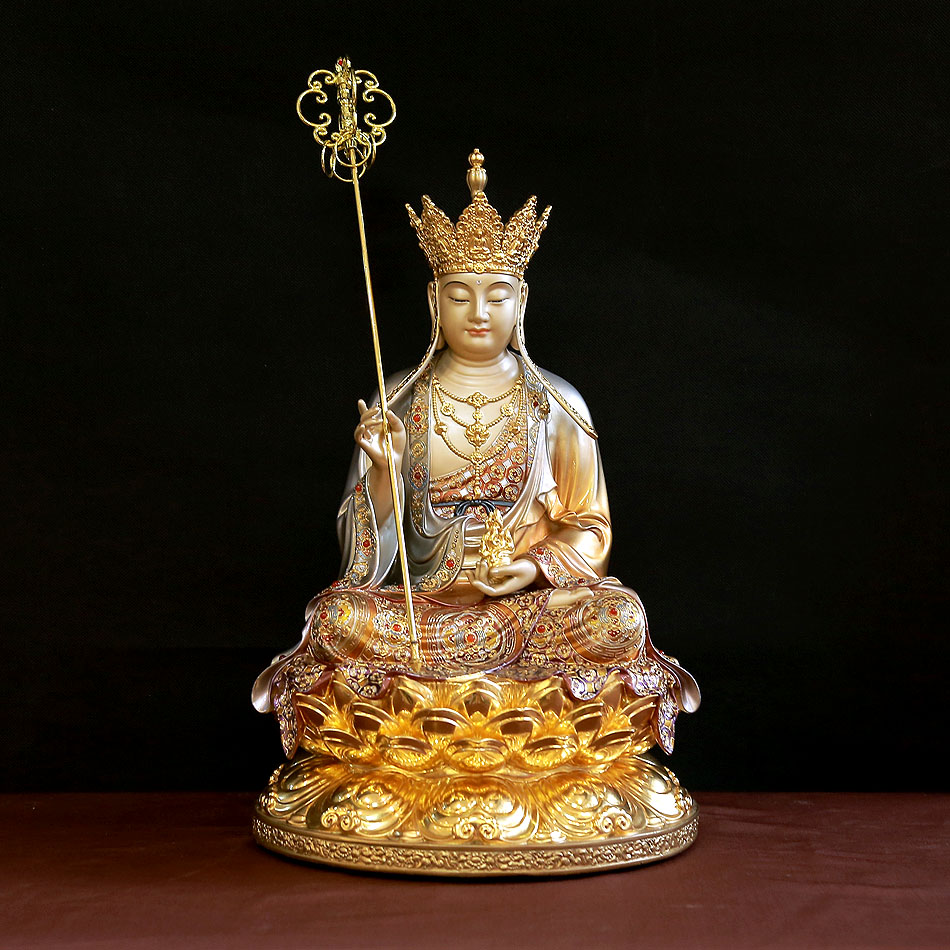 Tượng Phật Đẹp Địa Tạng Vương Bồ Tát – Composite 50cm | Shop văn hóa phẩm  phật giáo phong thủy