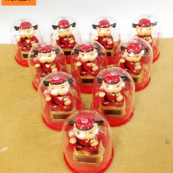 Thần tài năng lượng mặt trời trong hộp nhựa tròn mini mã 033 1 Thần tài năng lượng mặt trời trong hộp nhựa tròn mini mã 033