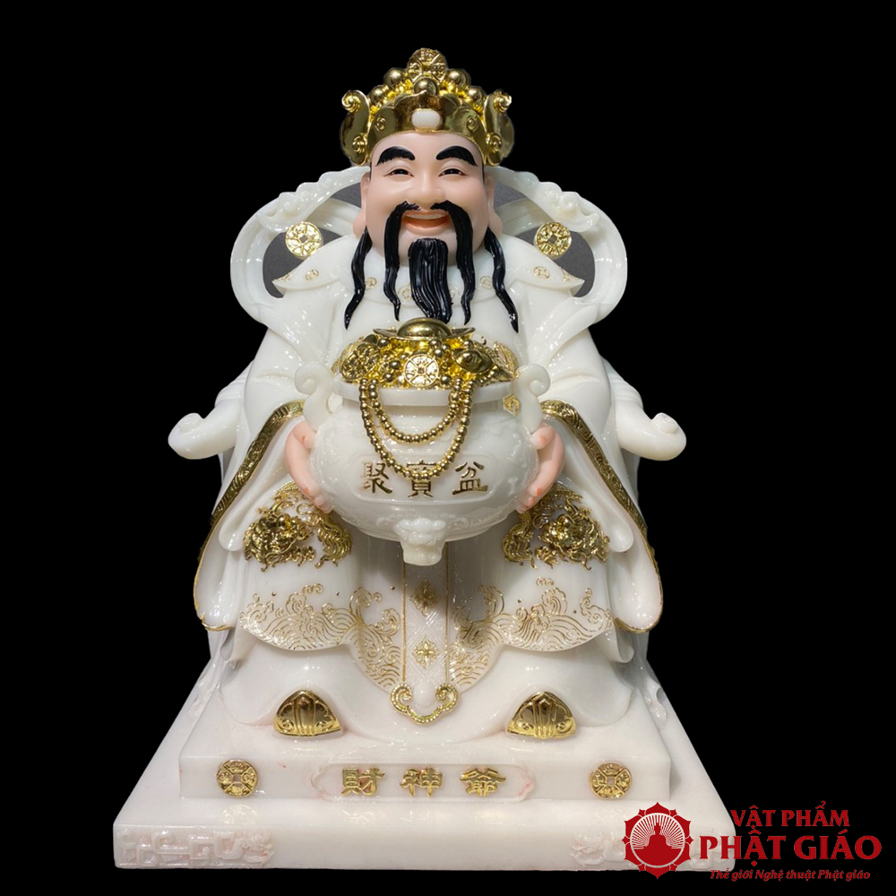 Tượng Thần Tiên Ôm Chậu Tiền Vàng Đế Vuông Trắng Viền Vàng 20cm, 25cm, 30cm, 40cm, 48cm 8 9 Tuong Than tien xanh ngoc vien vang 0000 z2220367128002 c6cdbc36829705e789e40b32aaf59c0f