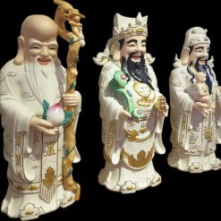 Bo Tuong 3 Ngai Phuc Loc Tho Tam Da Dung Su Trang Vien Vang Son Mau Cao 46cm 3