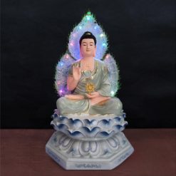 Bo Tuong Duoc Su Ngoi Dai Sen Cao Cap Chat Lieu Composite Cao 70cm 1