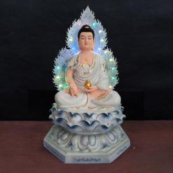 Bo Tuong Duoc Su Ngoi Dai Sen Cao Cap Chat Lieu Composite Cao 70cm 2