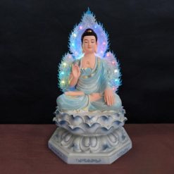 Bo Tuong Duoc Su Ngoi Dai Sen Cao Cap Chat Lieu Composite Cao 70cm 4