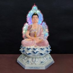 Bo Tuong Duoc Su Ngoi Dai Sen Cao Cap Chat Lieu Composite Cao 70cm 6