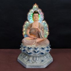 Bo Tuong Duoc Su Ngoi Dai Sen Cao Cap Chat Lieu Composite Cao 70cm 8