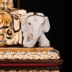 Bộ Tượng Hoa Nghiêm Tam Thánh Bằng Đồng Dát Vàng, Cao 27cm (Tổng Lá Đề Cao 31cm) 13 Bo Tuong Hoa Nghiem Tam Thanh Bang Dong Dat Vang Cao 27cm Tong La De Cao 31cm 1