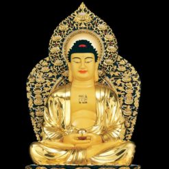 Bộ Tượng Hoa Nghiêm Tam Thánh Bằng Đồng Dát Vàng, Cao128 cm (Tổng Lá Đề Cao 157cm) 10 Bo Tuong Hoa Nghiem Tam Thanh Bang Dong Dat Vang Cao128 cm Tong La De Cao 157cm 4 1