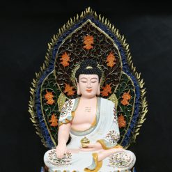 Bo Tuong Ngu Phuong Nhu Lai Ngu Tri Nhu Lai Ngoi Co La De Composit Son Thuong Cao 66cm 1