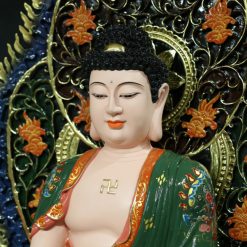 Bo Tuong Ngu Phuong Nhu Lai Ngu Tri Nhu Lai Ngoi Co La De Composit Son Thuong Cao 66cm 15