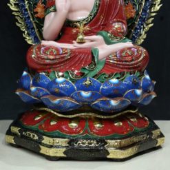 Bo Tuong Ngu Phuong Nhu Lai Ngu Tri Nhu Lai Ngoi Co La De Composit Son Thuong Cao 66cm 26