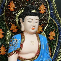 Bo Tuong Ngu Phuong Nhu Lai Ngu Tri Nhu Lai Ngoi Co La De Composit Son Thuong Cao 66cm 3