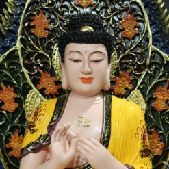 Bo Tuong Ngu Phuong Nhu Lai Ngu Tri Nhu Lai Ngoi Co La De Composit Son Thuong Cao 66cm 4