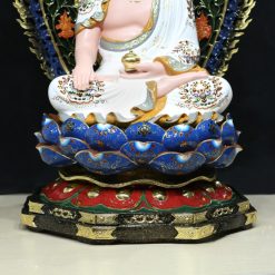 Bo Tuong Ngu Phuong Nhu Lai Ngu Tri Nhu Lai Ngoi Co La De Composit Son Thuong Cao 66cm 5