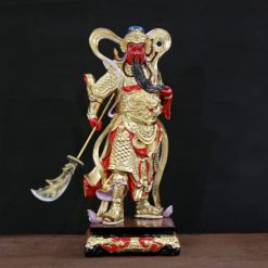 Bộ Tượng Quan Công – Vi Đà Hộ Pháp Đứng, Chất Liệu Composite Sơn Mạ Vàng, Cao 60cm 2 Bo Tuong Quan Cong – Vi Da Ho Phap Dung Chat Lieu Composite Son Ma Vang Cao 60cm 12