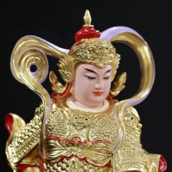 Bộ Tượng Quan Công – Vi Đà Hộ Pháp Đứng, Chất Liệu Composite Sơn Mạ Vàng, Cao 60cm 7 Bo Tuong Quan Cong – Vi Da Ho Phap Dung Chat Lieu Composite Son Ma Vang Cao 60cm 7