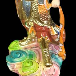 Bo Tuong Quan Cong – Vi Da Ton Thien Ho Phap Dung Composit Son Cao Cap Do Cao 25cm 11