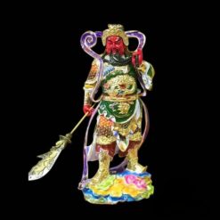 Bo Tuong Quan Cong – Vi Da Ton Thien Ho Phap Dung Composit Son Cao Cap Do Cao 25cm 19