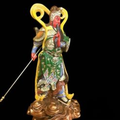 Bo Tuong Quan Cong – Vi Da Ton Thien Ho Phap Dung Composit Son Cao Cap Do Cao 25cm 21