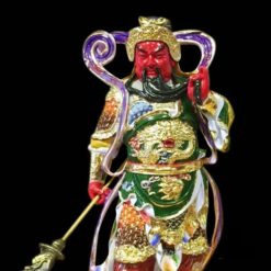 Bo Tuong Quan Cong – Vi Da Ton Thien Ho Phap Dung Composit Son Cao Cap Do Cao 25cm 8