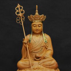 Bo Tuong Ta Ba Tam Thanh Ngoi De Sen Bang Go Huong Chuong Long Nao Cao 40cm 10