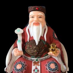 Bo Tuong Than Tai Tho Dia Ngoi De Vuong Chat Lieu Bot Da Ve Gam Cao 25cm 10