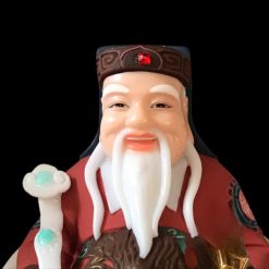 Bo Tuong Than Tai Tho Dia Ngoi De Vuong Chat Lieu Bot Da Ve Gam Cao 25cm 7