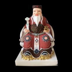 Bo Tuong Than Tai Tho Dia Ngoi De Vuong Chat Lieu Bot Da Ve Gam Cao 25cm 9