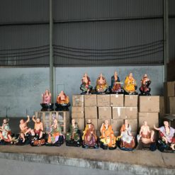 Bo Tuong Thap Bat La Han Chat Lieu Composite Cao 48cm 20