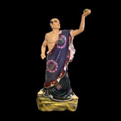 Bo Tuong Thap Bat La Han Son Mau Bang Composite Cao 1m63 De 70cm x 70cm 1