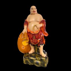 Bo Tuong Thap Bat La Han Son Mau Bang Composite Cao 1m63 De 70cm x 70cm 10