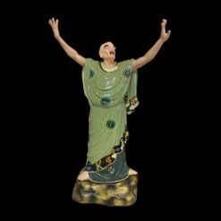 Bo Tuong Thap Bat La Han Son Mau Bang Composite Cao 1m63 De 70cm x 70cm 12