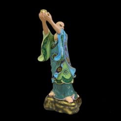 Bo Tuong Thap Bat La Han Son Mau Bang Composite Cao 1m63 De 70cm x 70cm 13