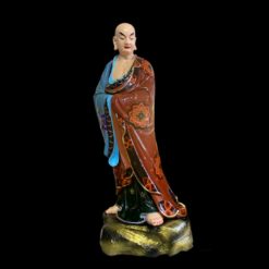 Bo Tuong Thap Bat La Han Son Mau Bang Composite Cao 1m63 De 70cm x 70cm 14