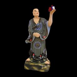 Bo Tuong Thap Bat La Han Son Mau Bang Composite Cao 1m63 De 70cm x 70cm 15