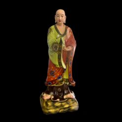 Bo Tuong Thap Bat La Han Son Mau Bang Composite Cao 1m63 De 70cm x 70cm 3