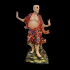 Bo Tuong Thap Bat La Han Son Mau Bang Composite Cao 1m63 De 70cm x 70cm 4