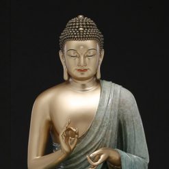 Bộ Tượng Thất Phật Như Lai Bằng Đồng Men Ấn Cổ, Cao 48cm 13 Bo Tuong That Phat Nhu Lai Bang Dong Men An Co Cao 48cm 12