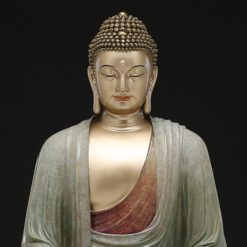 Bộ Tượng Thất Phật Như Lai Bằng Đồng Men Ấn Cổ, Cao 48cm 5 Bo Tuong That Phat Nhu Lai Bang Dong Men An Co Cao 48cm 20