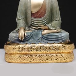 Bộ Tượng Thất Phật Như Lai Bằng Đồng Men Ấn Cổ, Cao 48cm 4 Bo Tuong That Phat Nhu Lai Bang Dong Men An Co Cao 48cm 21