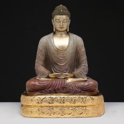 Bộ Tượng Thất Phật Như Lai Bằng Đồng Men Ấn Cổ, Cao 48cm 3 Bo Tuong That Phat Nhu Lai Bang Dong Men An Co Cao 48cm 22