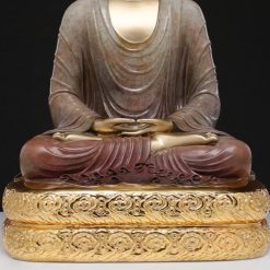 Bộ Tượng Thất Phật Như Lai Bằng Đồng Men Ấn Cổ, Cao 48cm 2 Bo Tuong That Phat Nhu Lai Bang Dong Men An Co Cao 48cm 23