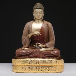 Bộ Tượng Thất Phật Như Lai Bằng Đồng Men Ấn Cổ, Cao 48cm 18 Bo Tuong That Phat Nhu Lai Bang Dong Men An Co Cao 48cm 7