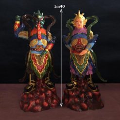 Bộ Tượng Tiêu Diện Vi Đà, Chất Liệu Composite Sơn Cao Cấp, 1m40 3 Bo Tuong Tieu Dien Vi Da Chat Lieu Composite Son Cao Cap 1m40 8