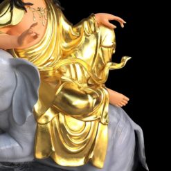 Bo Tuong Van Thu – Pho Hien Bo Tat Cuoi Linh Thu Chat Lieu Composite Dat Vang Cao 155cm 8