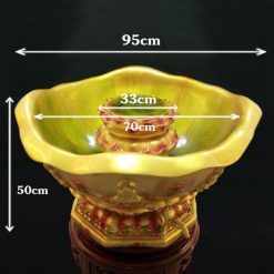 Chau Tam Phat Bang Composit Son Vang Duong Kinh 70cm Cao 50cm Chua Co Tuong 5