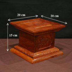 De Go Vuong Bang Go Huong Mau Vang Cao15cm 2