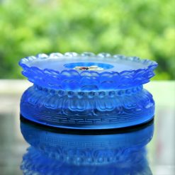 De Led Luu Ly Tron Mau Xanh Duong Duong Kinh 10cm 2