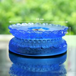 De Led Luu Ly Tron Mau Xanh Duong Duong Kinh 10cm 3