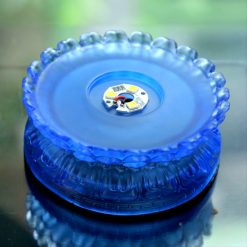 De Led Luu Ly Tron Mau Xanh Duong Duong Kinh 10cm 4