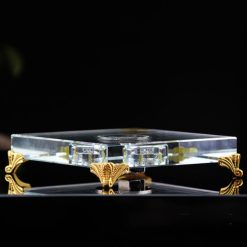 De Led Thuy Tinh 7 Mau Vuong Chan Vang Kich Co 13cm 15cm 3